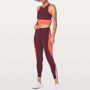 Lululemon Kick Serve Sweat Bra + Leggings Set